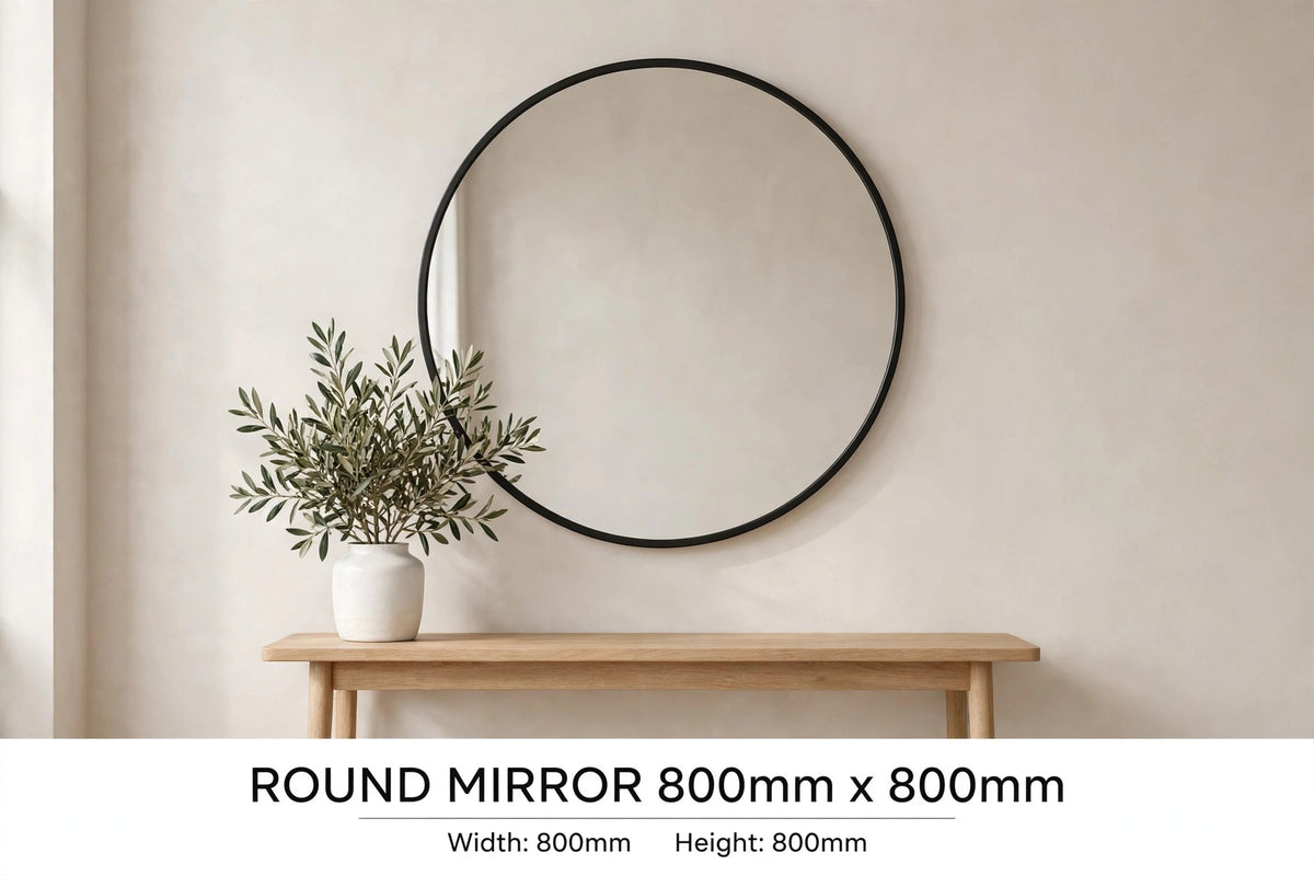 800mm Round Mirror.