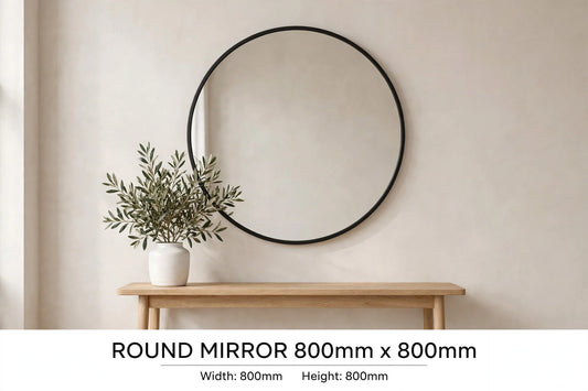 800mm Round Mirror.