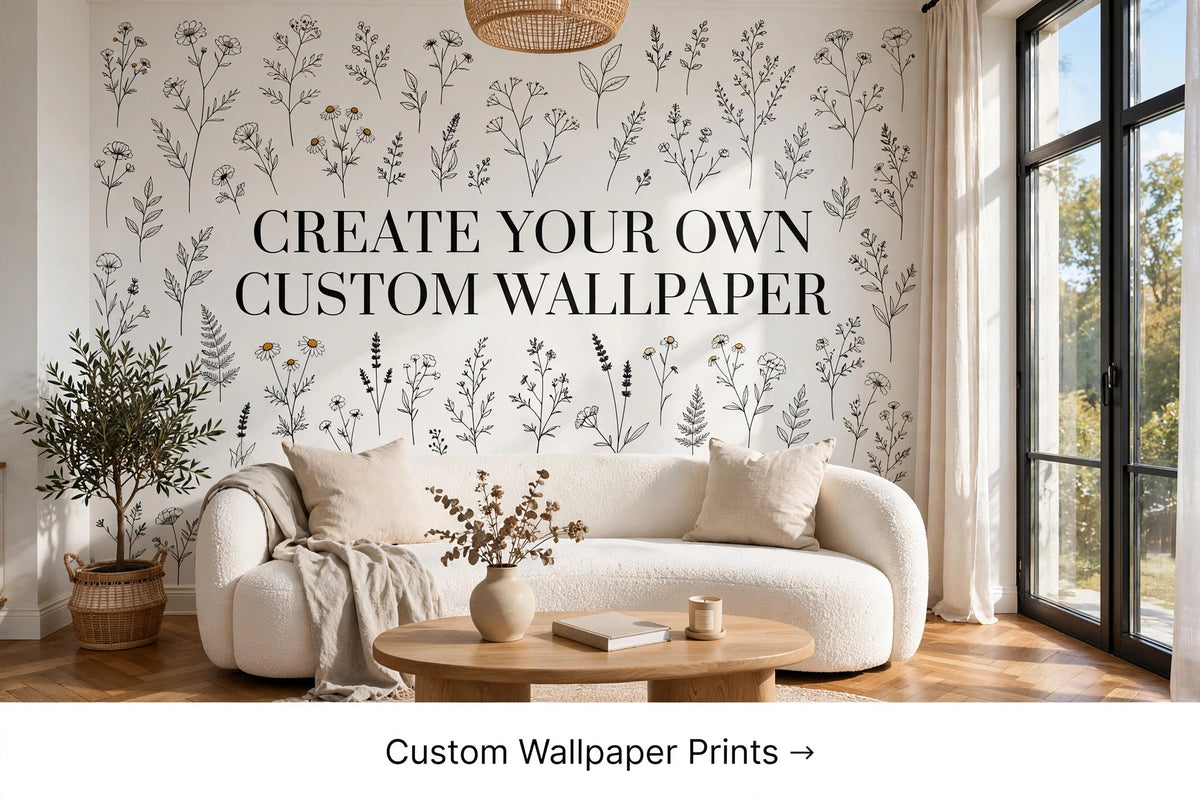 Custom Wallpaper Printing - WITHOUT INSTALLATION